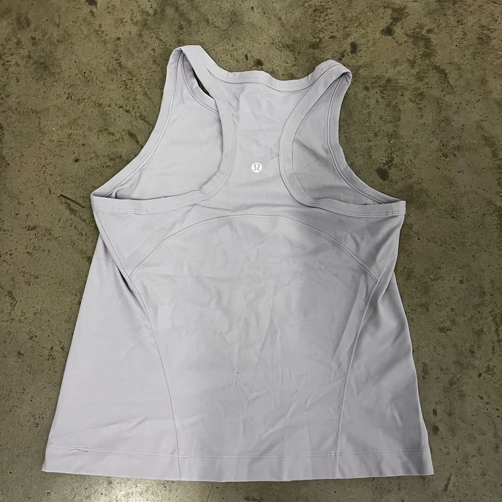 Lululemon Align Waist-Length Racerback Tank Top Lavender Sz 8